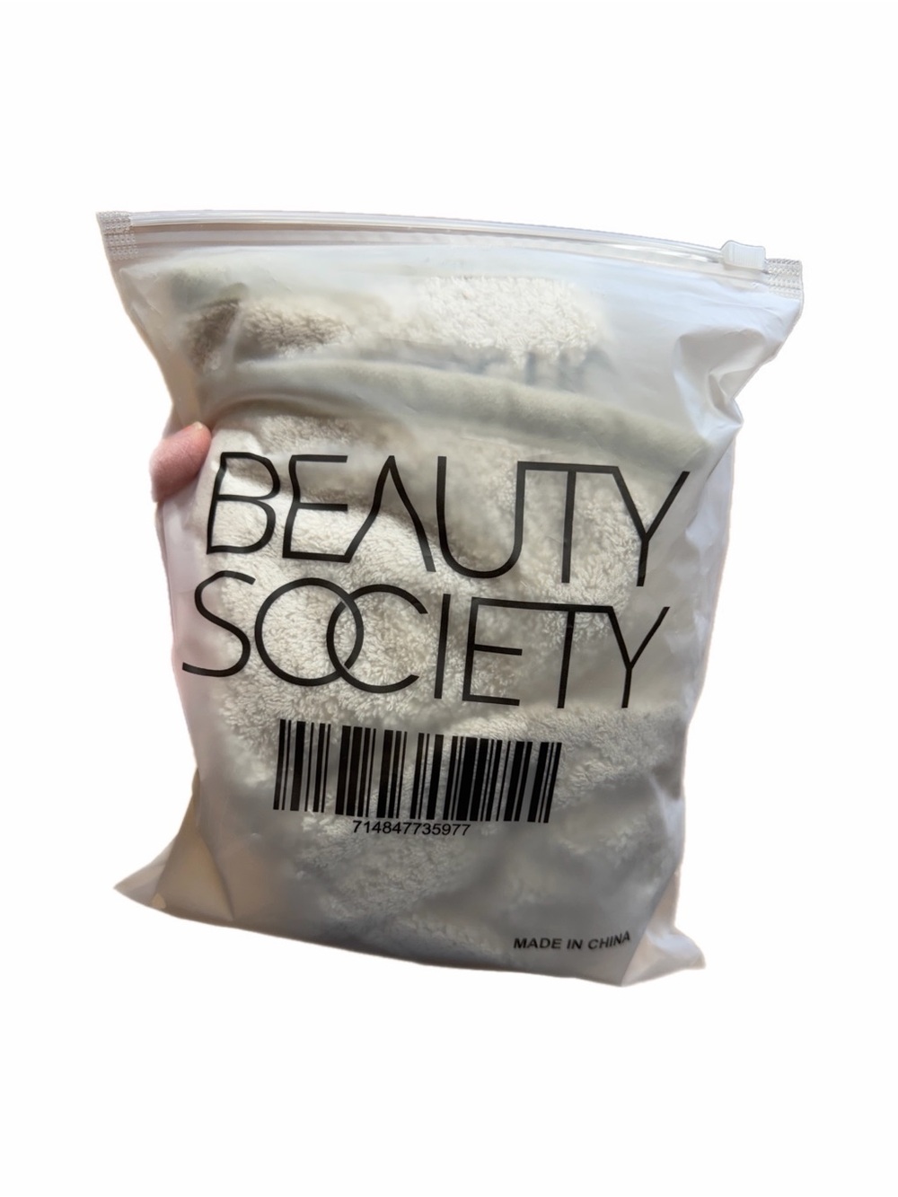 Beauty society hair towel new in bag